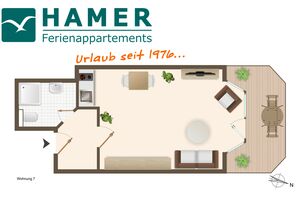 Haus Nordseeperle, Wohnung 7