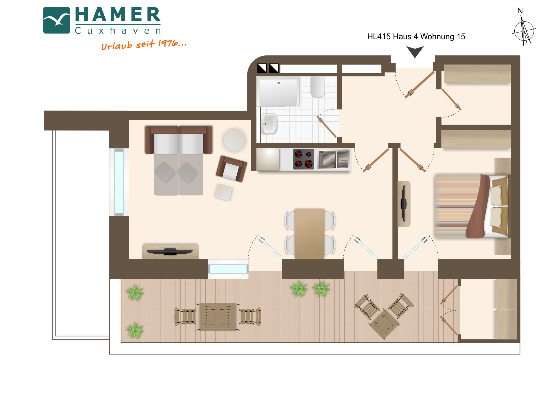 Residenz Hohe Lith, Haus 4, Wohnung 15